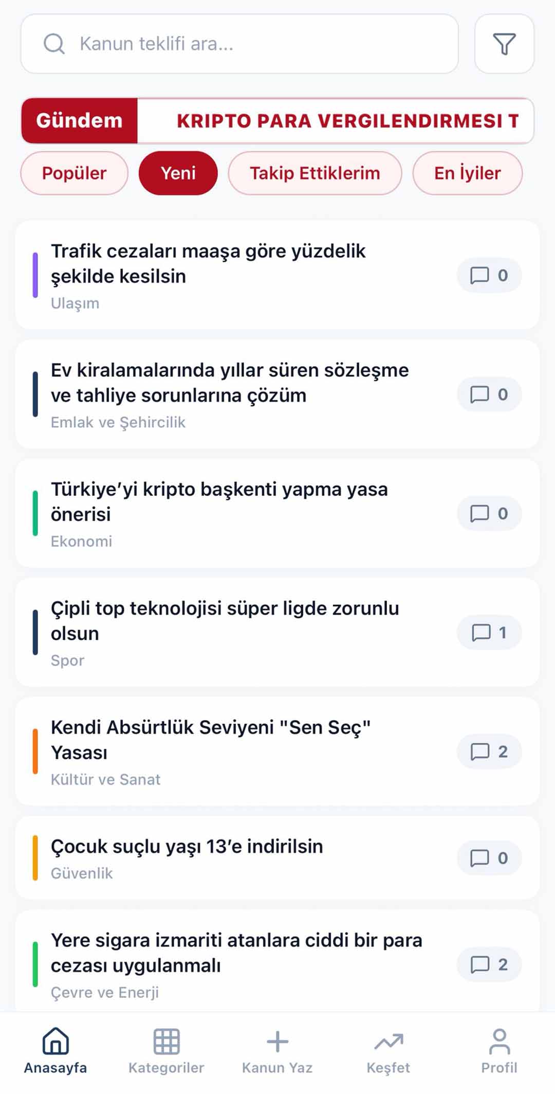 Ülke Benim uygulama ekranı